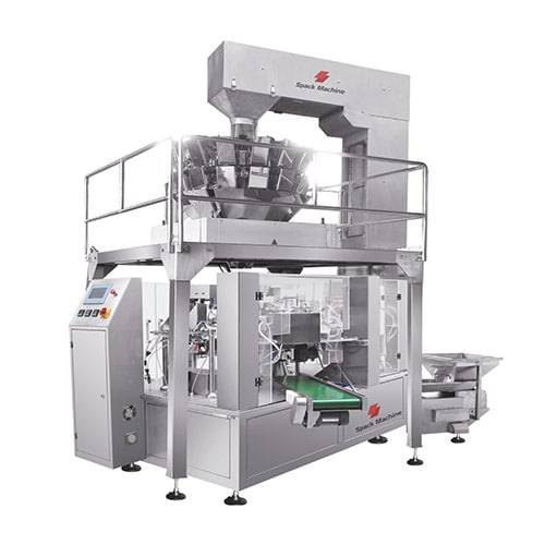Rotary pouch packing machine
