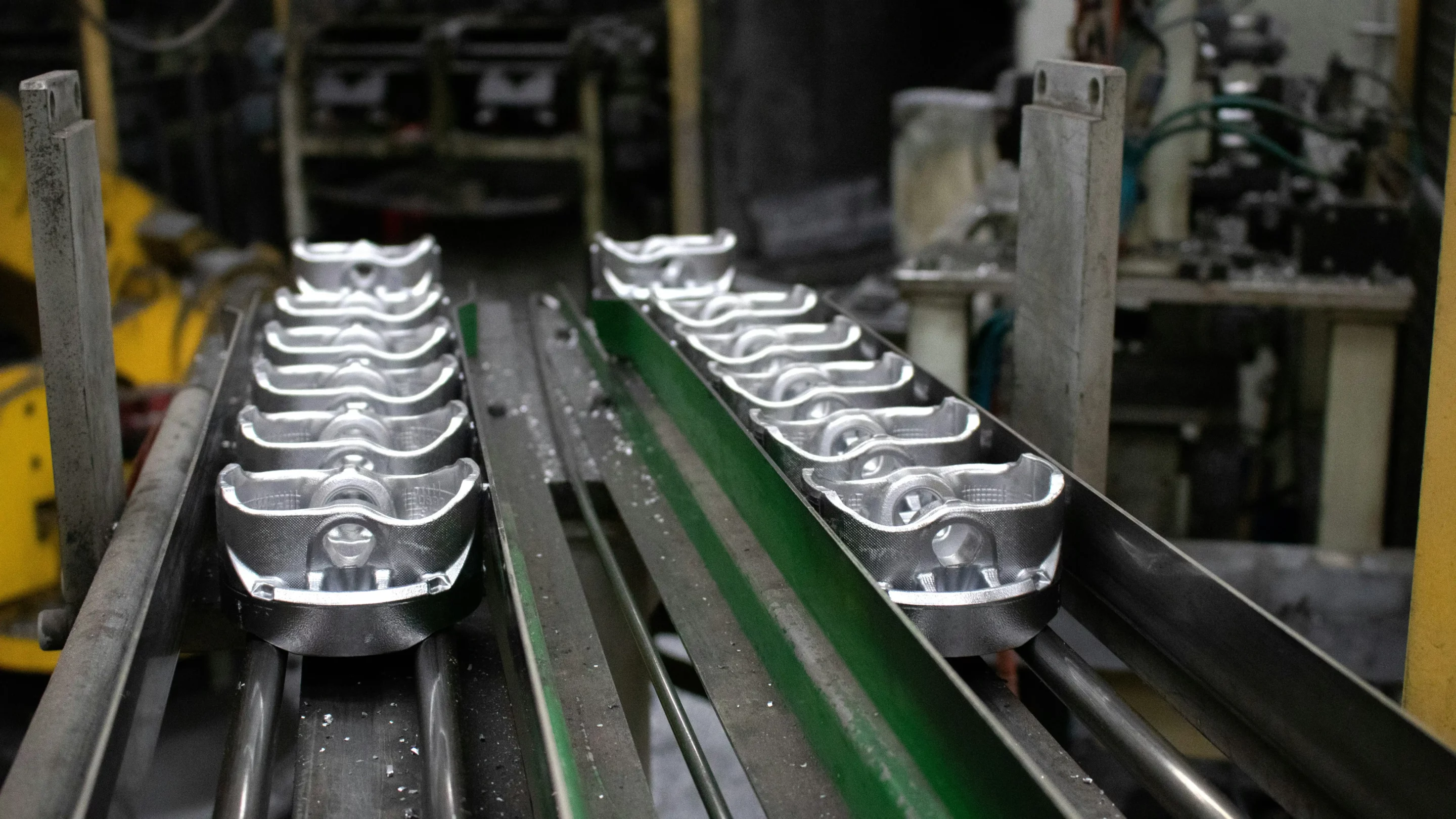 Packing machine factory production line with integrated equipment.