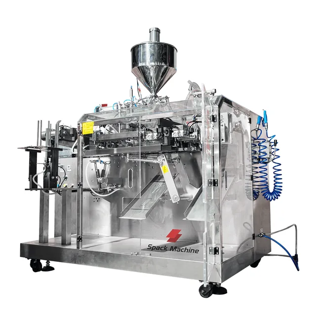 Published linear premade bag packing machine, family reference