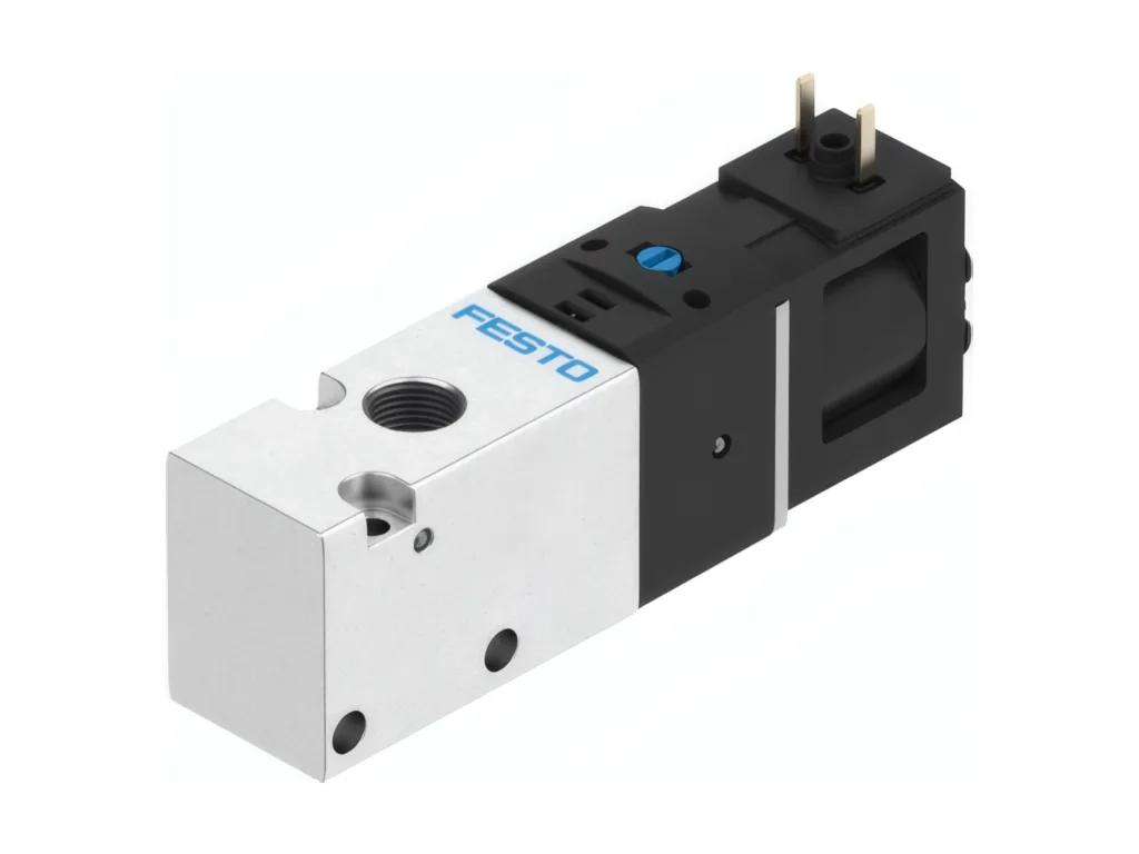 Festo pneumatic solenoid valve for rotary packaging machine.