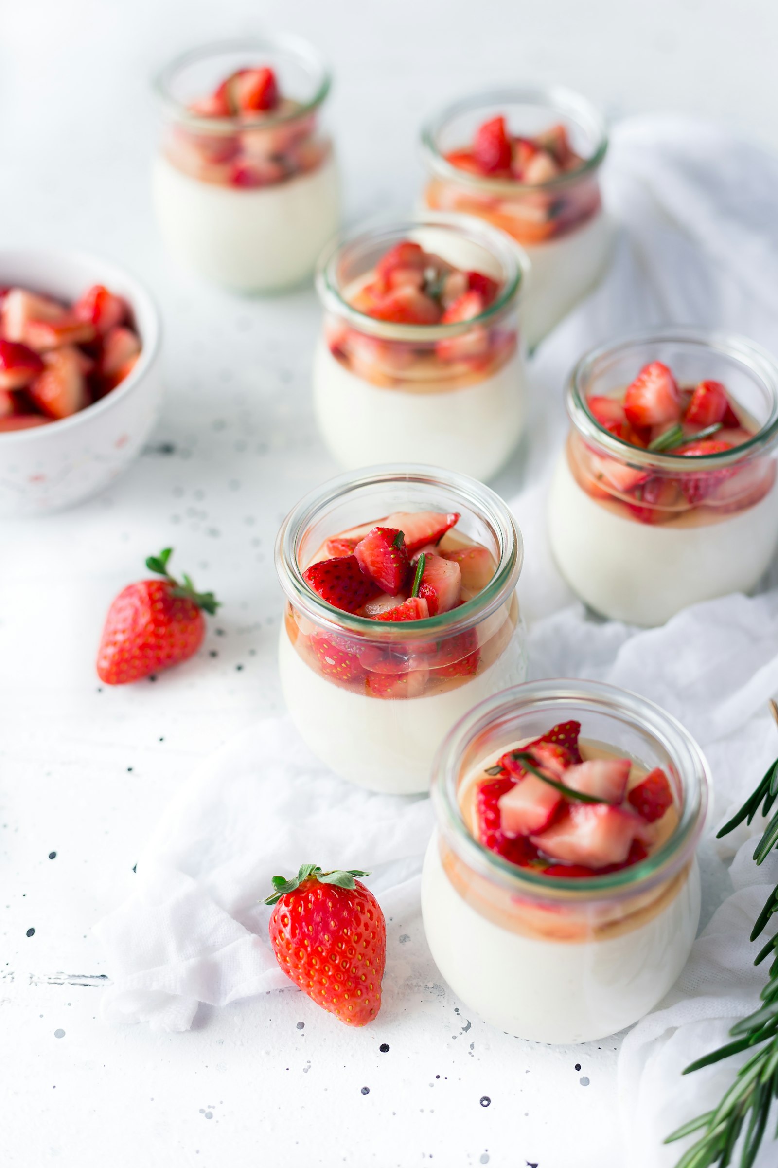 Yogurt, screening visual for paste pouch filling — not a tested SKU